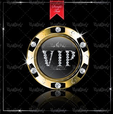 وکتور لیبل وی آی پی