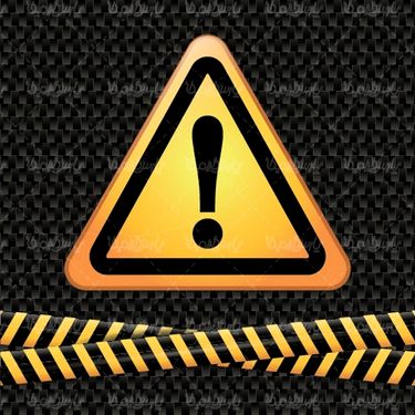 وکتور علامت خطر