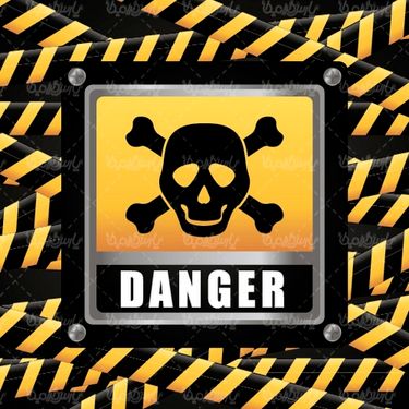 وکتور علامت خطر