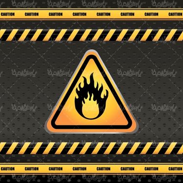 وکتور علامت خطر