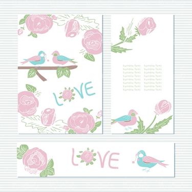 وکتور حاشیه گل و بوته