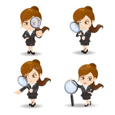 وکتور ذره بین