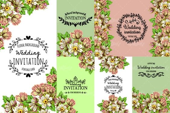 وکتور حاشیه گل و بوته