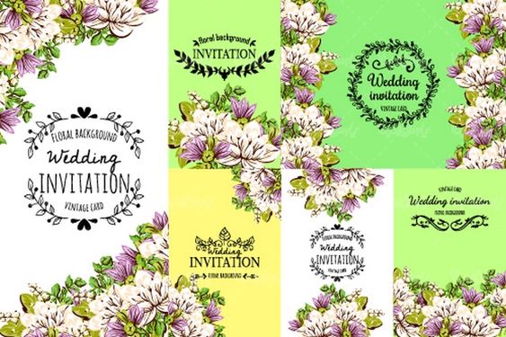 وکتور حاشیه گل و بوته