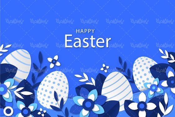 وکتور تخم مرغ رنگی