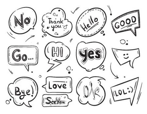 وکتور لیبل حباب