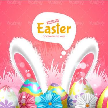 وکتور تخم مرغ رنگی