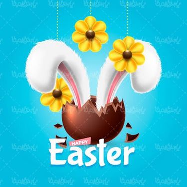 وکتور تخم مرغ رنگی