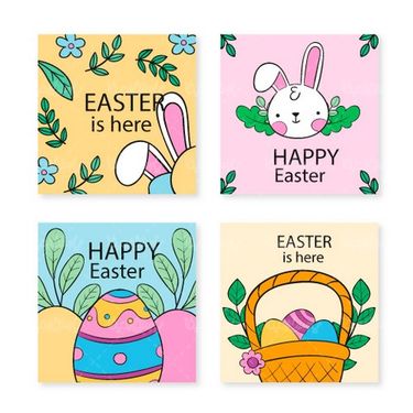 وکتور تخم مرغ رنگی