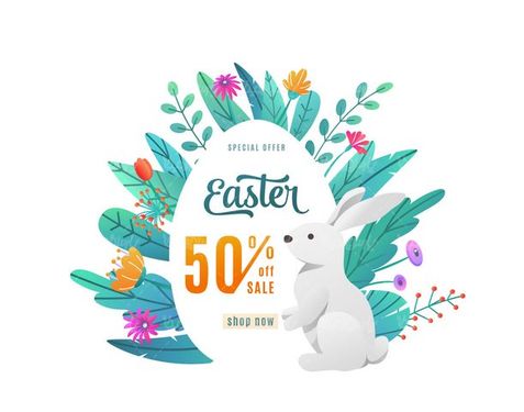 وکتور تخم مرغ رنگی