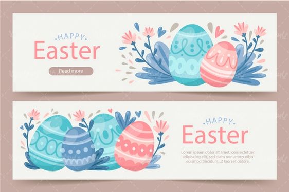 وکتور تخم مرغ رنگی