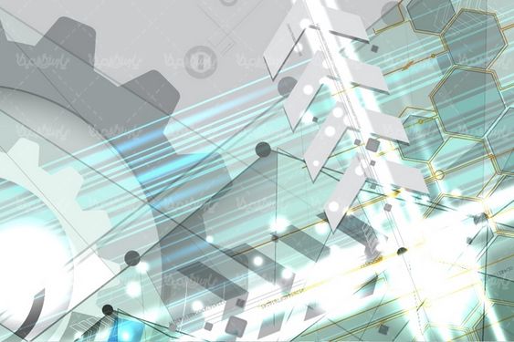 وکتور پس زمینه تکنولوژی