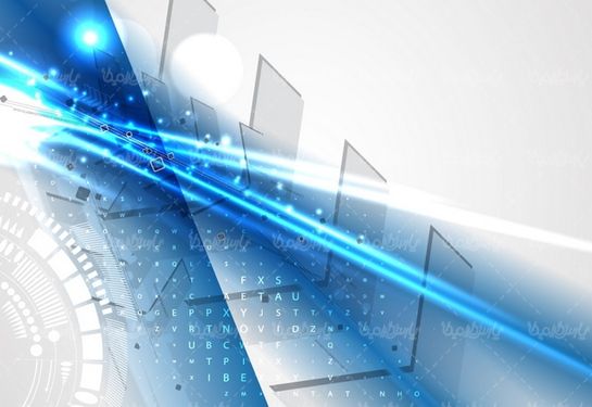 وکتور پس زمینه تکنولوژی