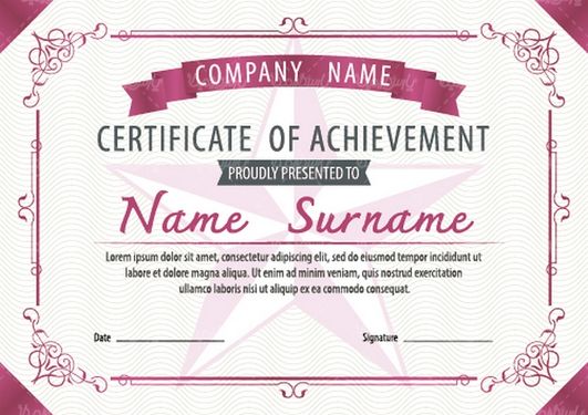 Certificate vector