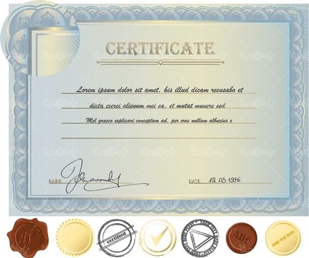 وکتور گواهینامه