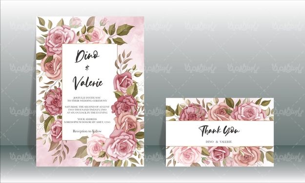 وکتور حاشیه گل و بوته