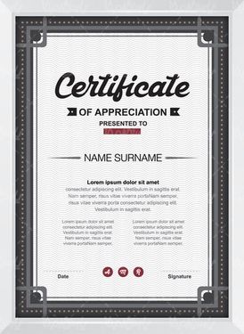 Certificate vector