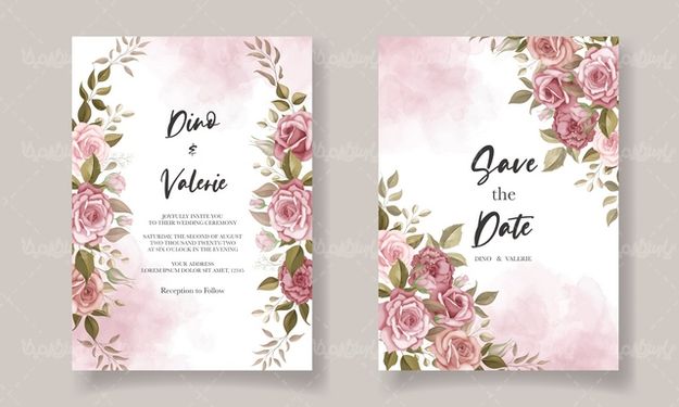 وکتور حاشیه گل و بوته