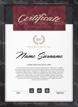 وکتور لوح تقدیر