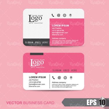 Business card vector