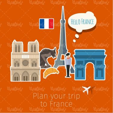 وکتور جاذبه های گردشگری