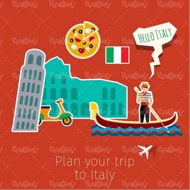 وکتور جاذبه های گردشگری