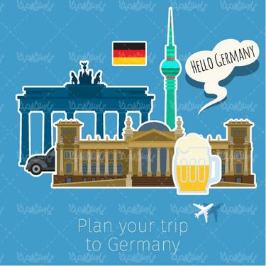 وکتور جاذبه های گردشگری