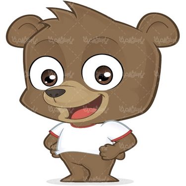وکتور خرس کارتونی