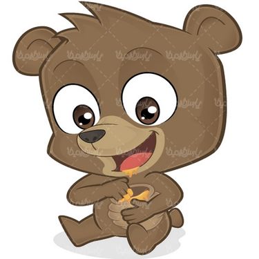 وکتور خرس کارتونی