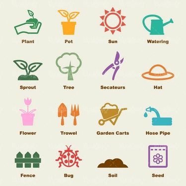 وکتور آیکن باغبانی