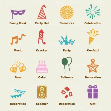 وکتور آیکن جاذبه های گ