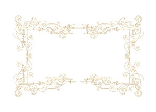 Vector flower frame