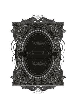 وکتور قاب گل