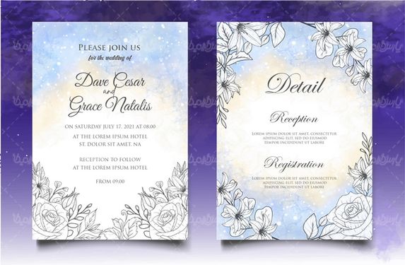 وکتور حاشیه گل