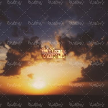 وکتور غروب آفتاب