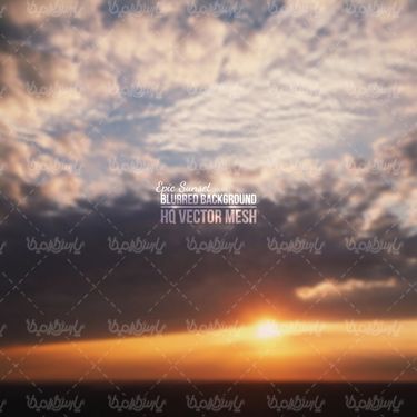 وکتور غروب آفتاب