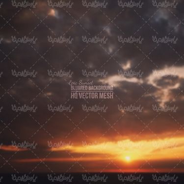 وکتور غروب آفتاب