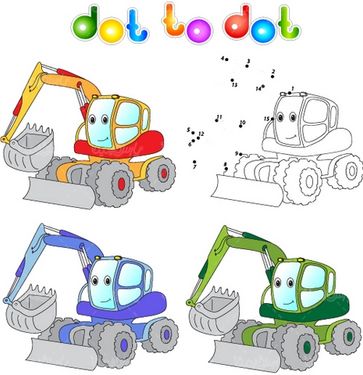 Vector painting coloring