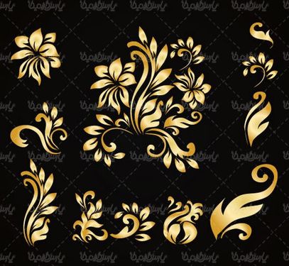 وکتور فریم گل