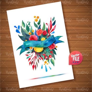 وکتور دسته گل