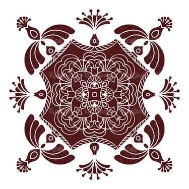 وکتور فریم گل و بوته