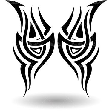 وکتور طرح تتو