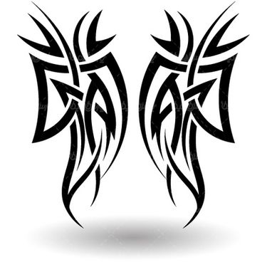 وکتور طرح تتو