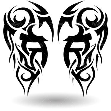 وکتور طرح تتو