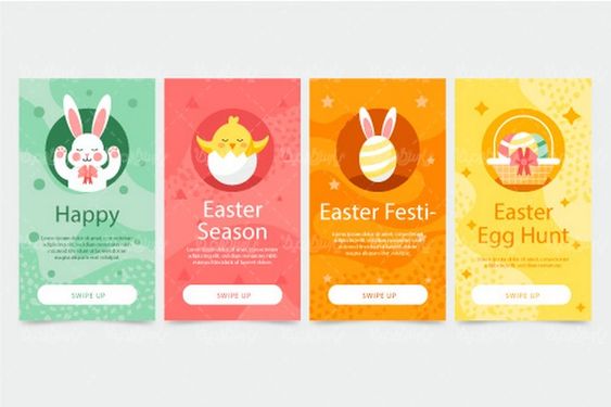 وکتور تخم مرغ رنگی