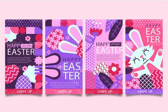 وکتور تخم مرغ رنگی