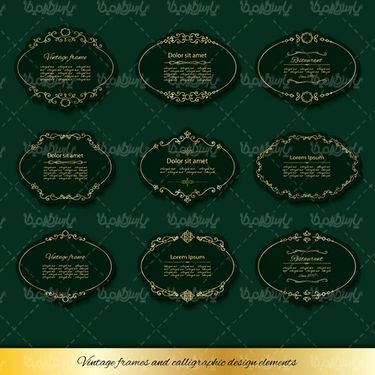 وکتور فریم گل