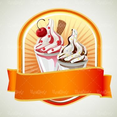 Funnel Ice Cream Vector