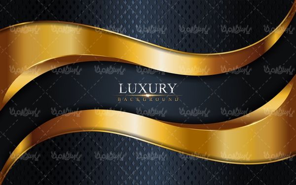 وکتور بک گراند مشکی طلایی