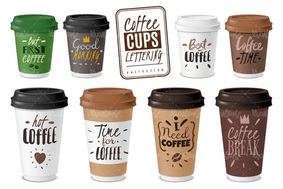 وکتور لیوان قهوه